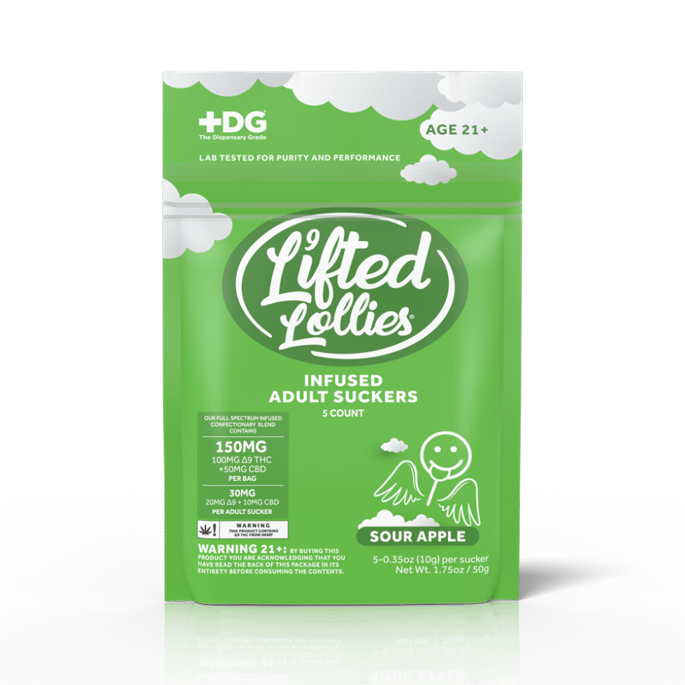 Sour Apple Infused Suckers